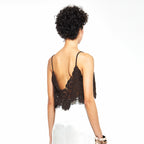 Anya | Crochet Flower Cropped Cami