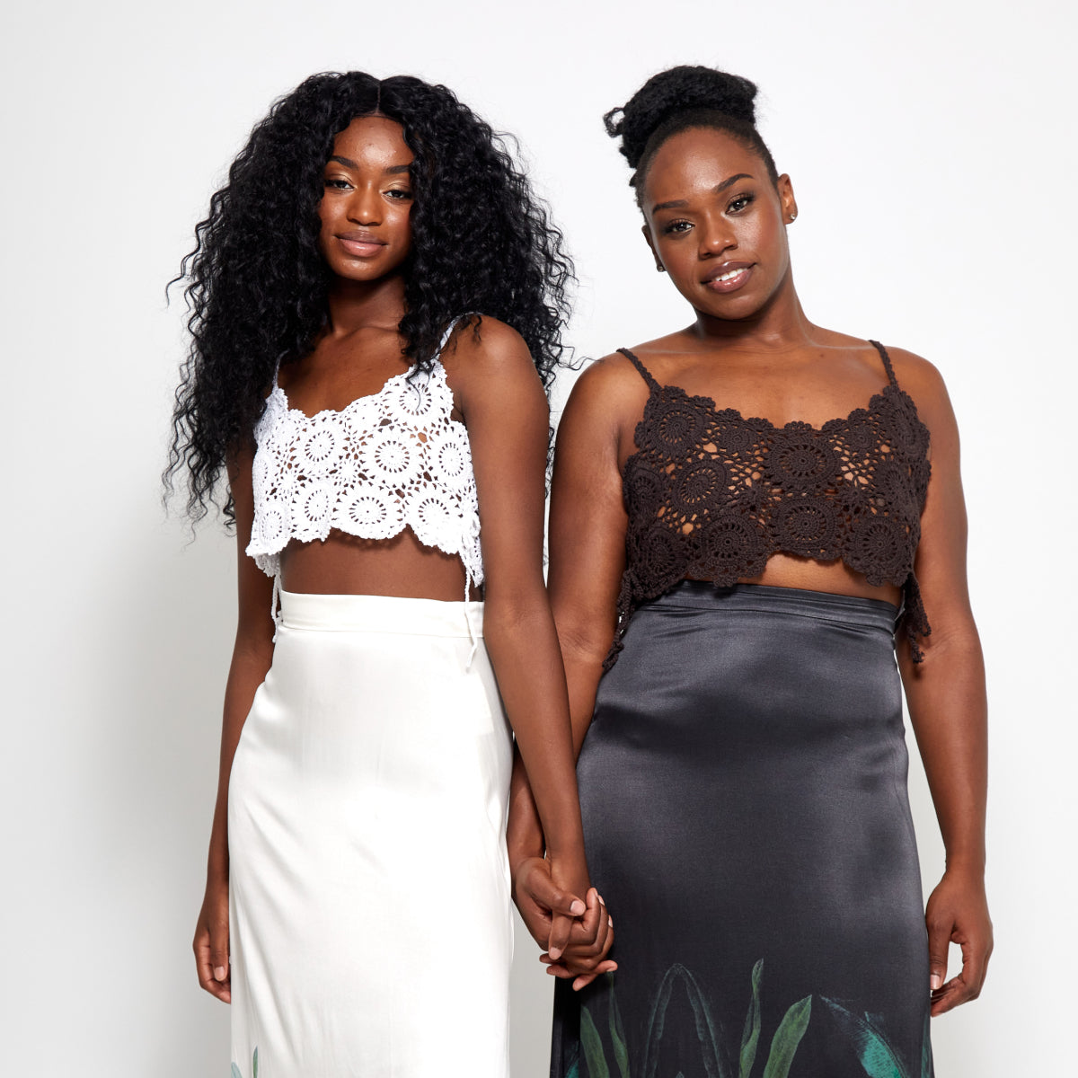 Anya | Crochet Flower Cropped Cami