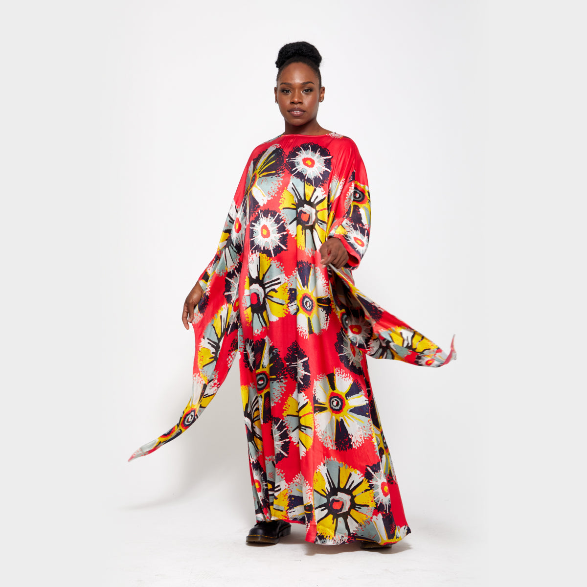 Archie | Wide Long Sleeve Kaftan Dress