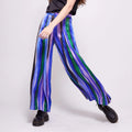 Bali | Wide Legged Pants – Blue, Purple & Green