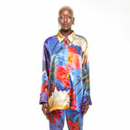 Carnation | Silk Button Up Shirt