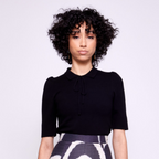 French Lavender | Tie Neck Collared Polo