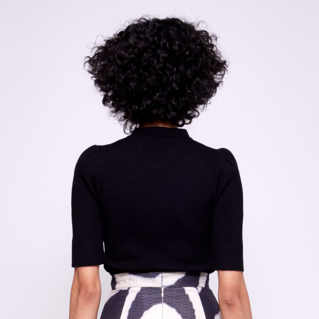 French Lavender | Tie Neck Collared Polo