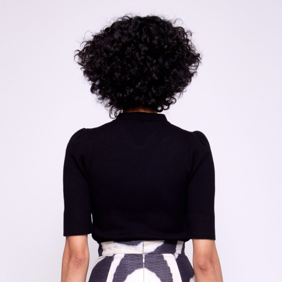 French Lavender | Tie Neck Collared Polo