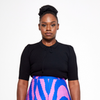 French Lavender | Tie Neck Collared Polo