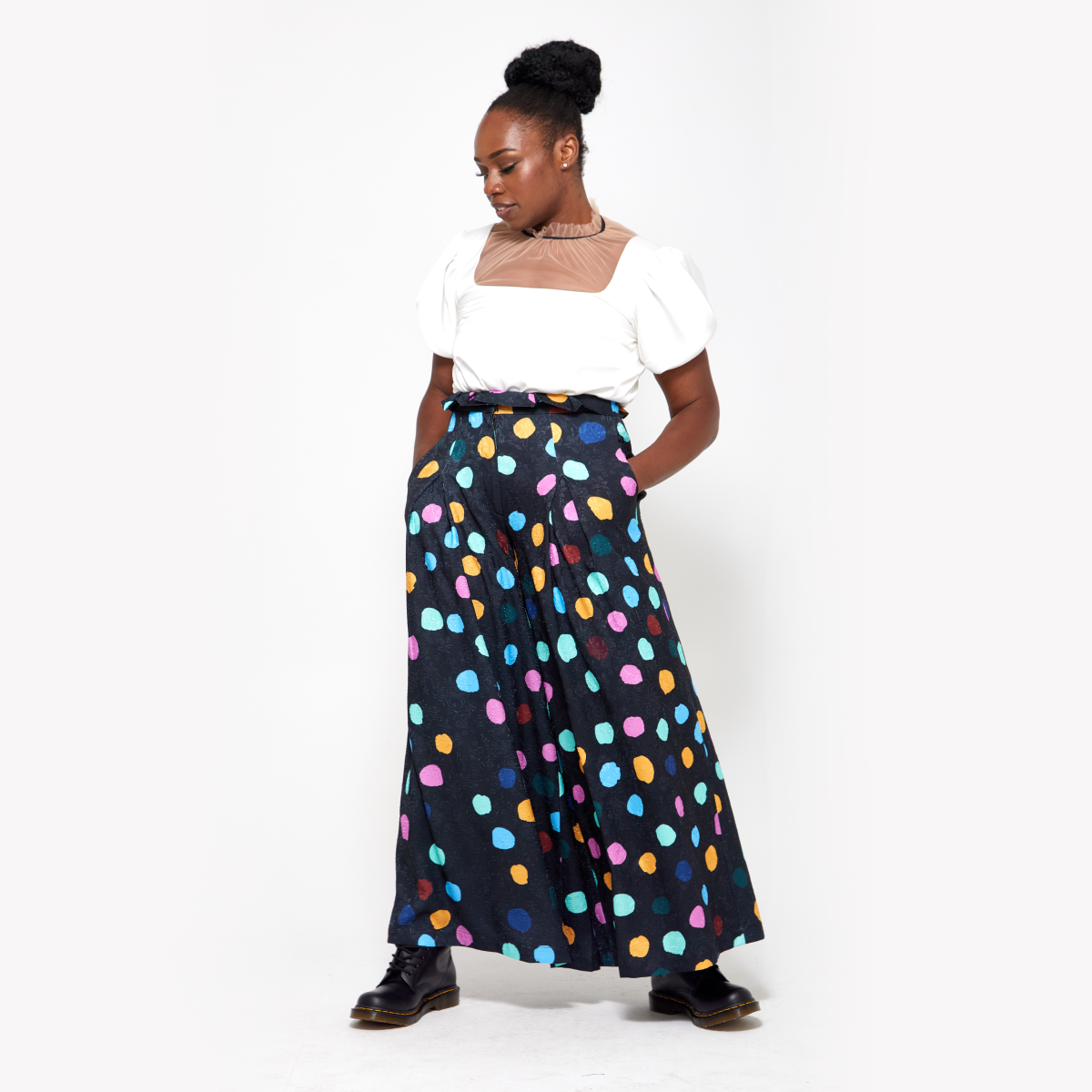 Harmony | Polka Dot Palazzo Pants