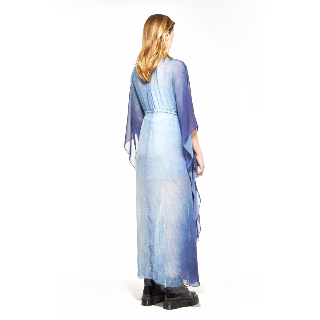 Lilac | Wide Sleeved Drawstring Duster