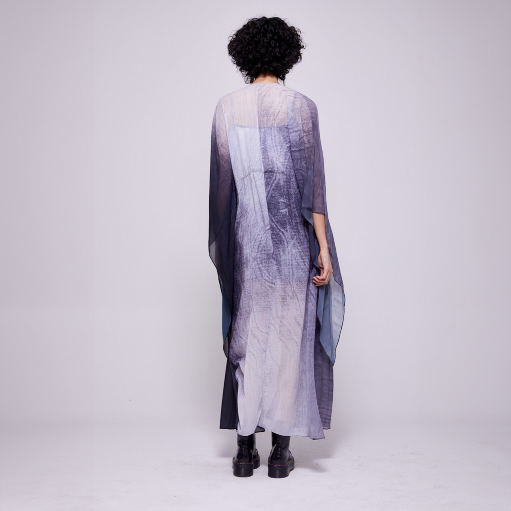Lilac | Wide Sleeved Drawstring Duster