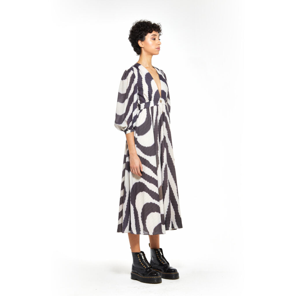 Lilly | Puffed-Sleeved Day Dress