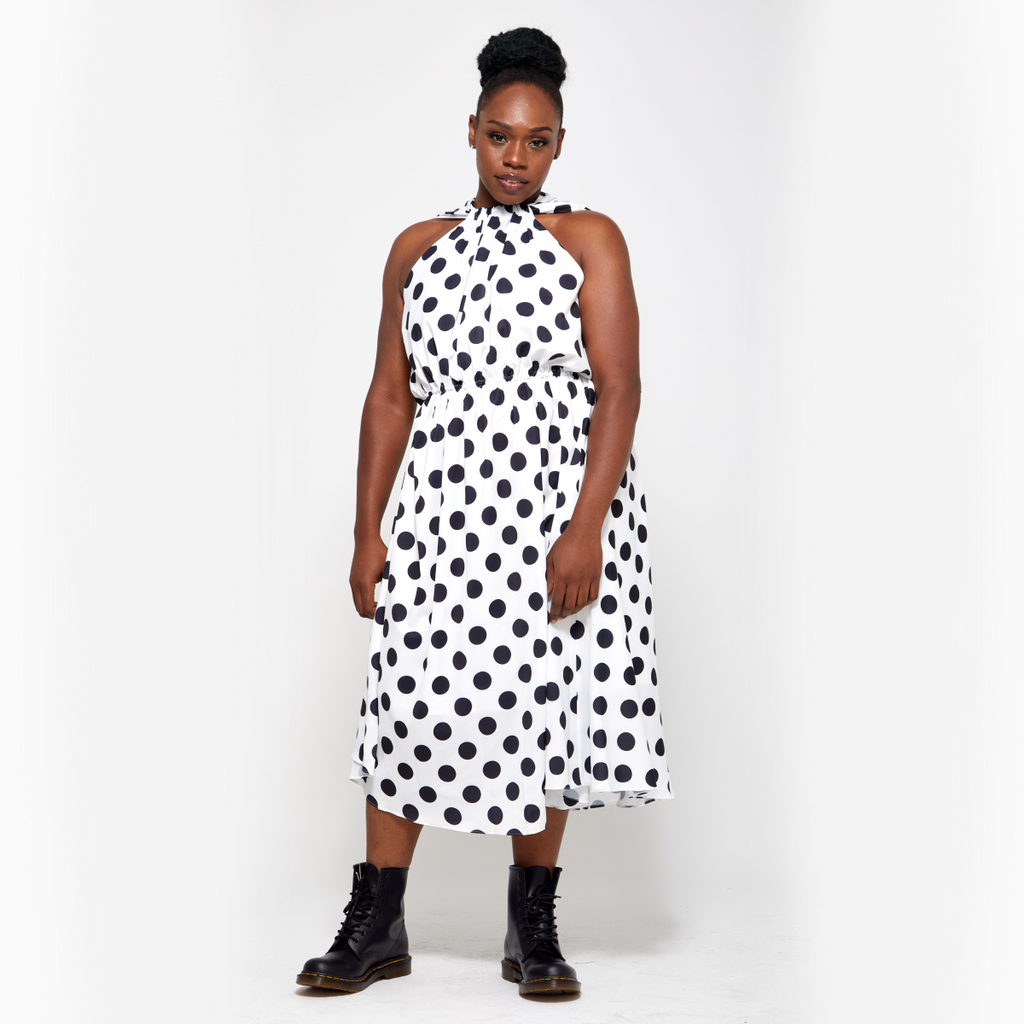 Magnolia | Halter Neck Midi Dress