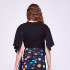 Orchid | Angel Wrap Sleeve Top