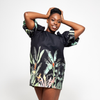 Palmas | Puffed Sleeve Mini Sheath