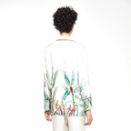 Sage | Silk Button Up Top