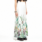 Zinnia | Garden Print Maxi Skirt