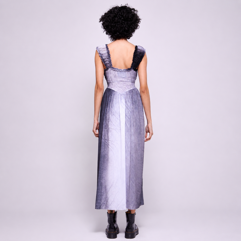 Anthea | Ombre Heroine Dress – Gradient of Grey