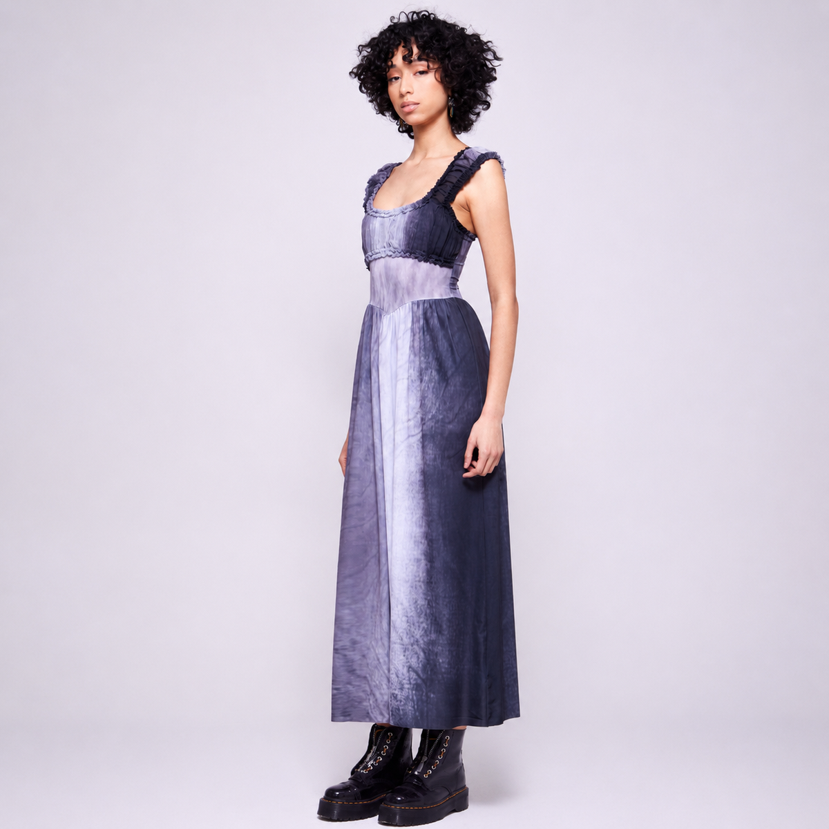 Anthea | Ombre Heroine Dress – Gradient of Grey