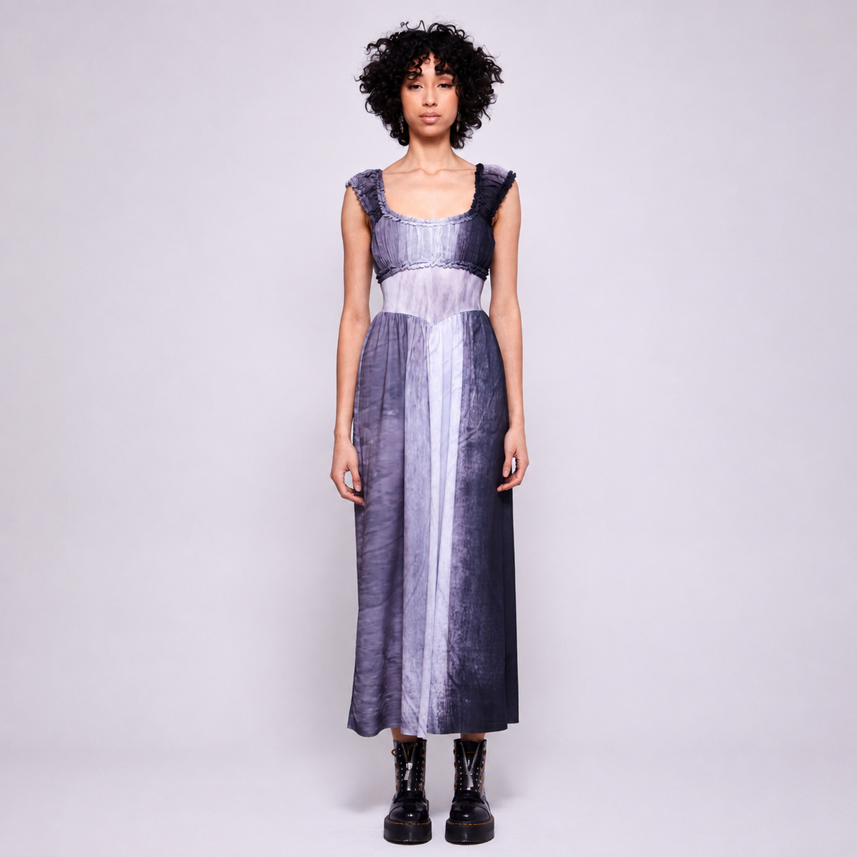 Anthea | Ombre Heroine Dress – Gradient of Grey