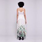 Anya | White Crochet Flower Cropped Cami