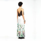 Anya | Charcoal Crochet Flower Cropped Cami
