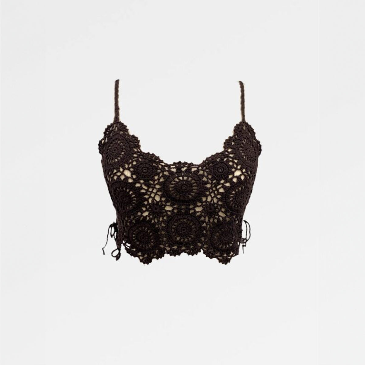 Anya | Crochet Flower Cropped Cami