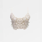 Anya | Crochet Flower Cropped Cami