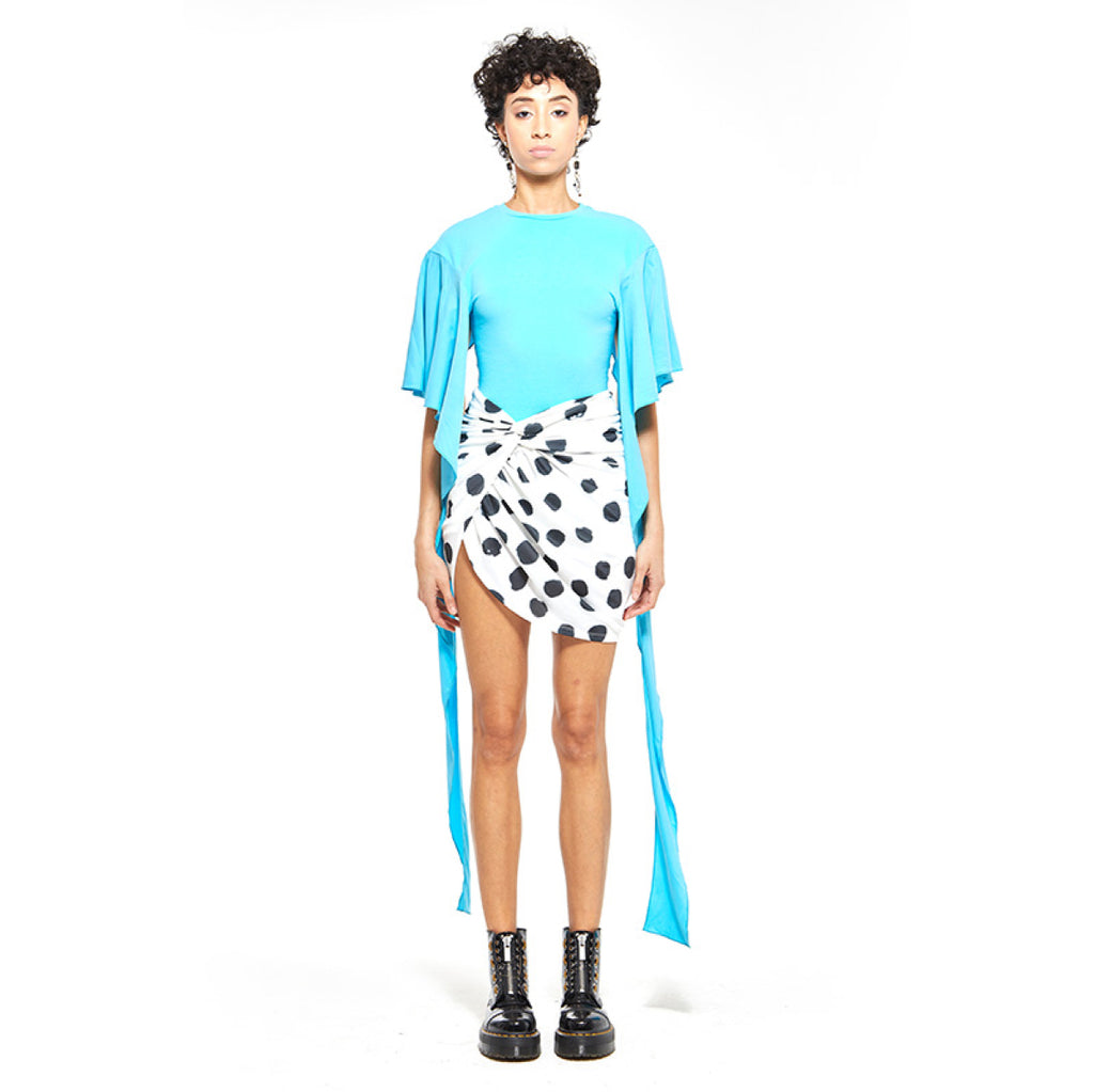 Avi | Ruched Mini Skirt