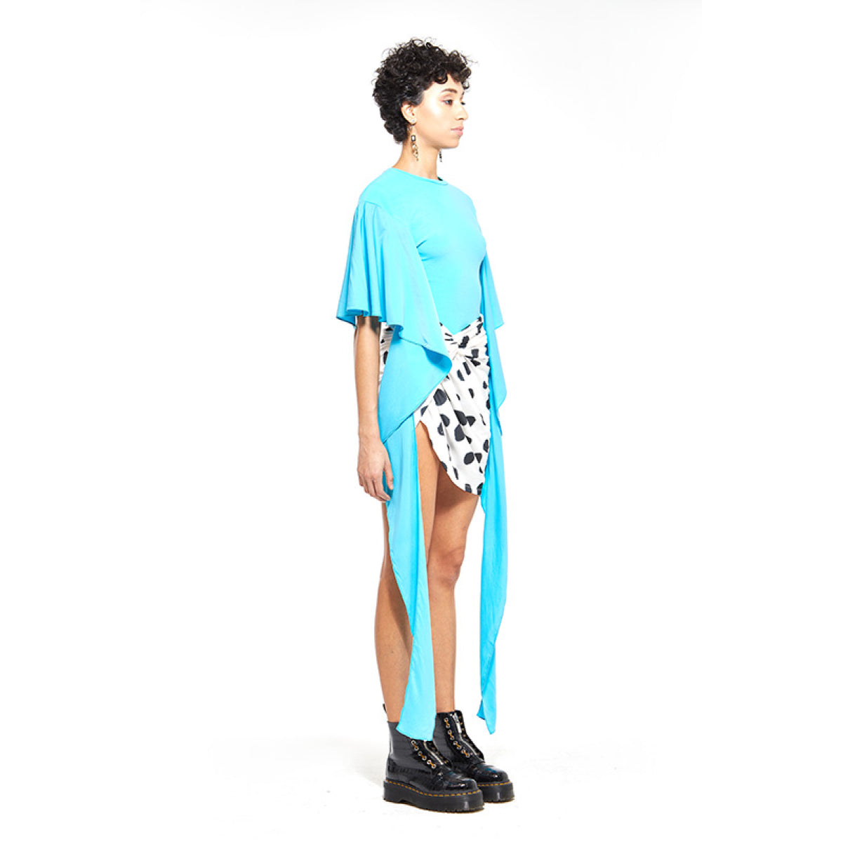 Avi | Ruched Mini Skirt