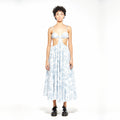 Daisy | White Cutout Top Midi Dress