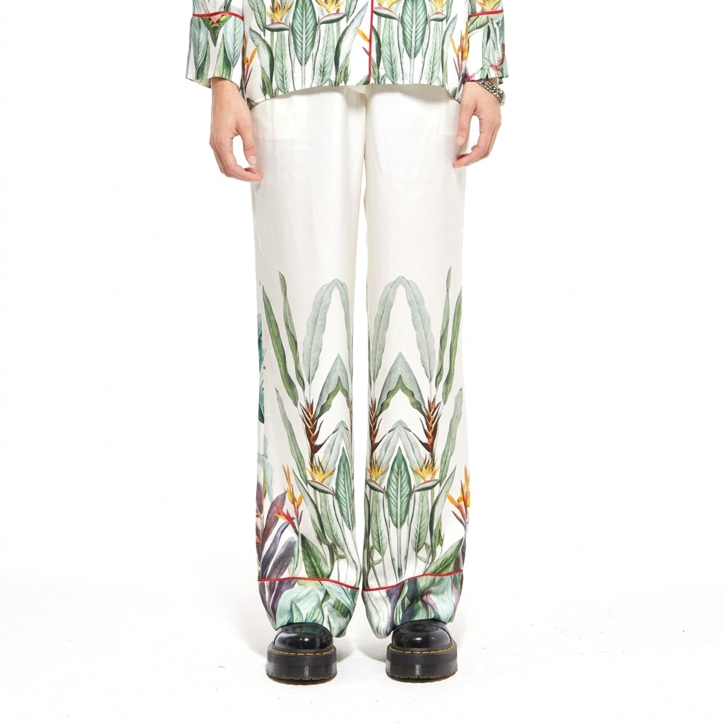 Azeala | Daytime Garden Silk Pajama Pants